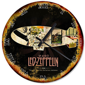 Led Zeppelin Dekoratif Duvar Saati