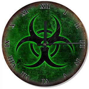 Biohazard Wallpapers Analog Duvar Saati