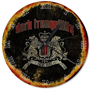 Dark Tranquillity Retro Roma Rakamlı Saat