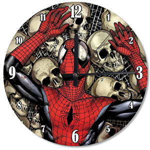 Spiderman Örümcek Adam Analog Duvar Saati