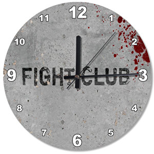 Fight Club Dekoratif Duvar Saati