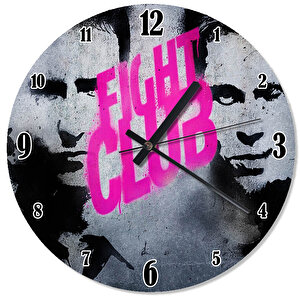 Fight Club Özel Tasarlanmış Duvar Saati