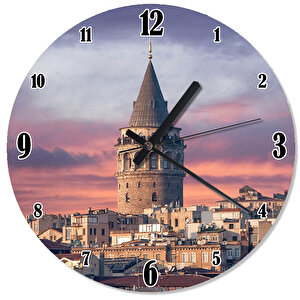 Galata Kulesi Şekilli Duvar Saati