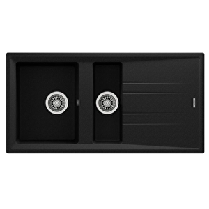 Teka Stone 60 B-tg Metallic Black Granit Eviye 115360003