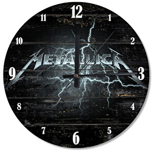 Metallica Tasarım Duvar Saati