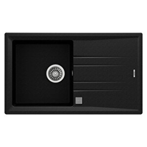 Stone 50 B-tg Grani̇t Evye Metali̇k Si̇yah Renk 50x86