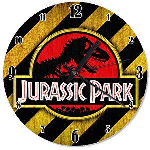Jurassic Park Tasarım Duvar Saati