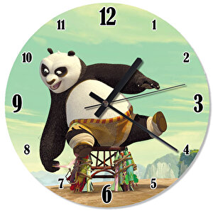 Kung Fu Panda Çocuk Odası Duvar Saati