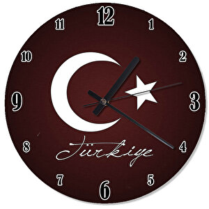 Türkiye Temalı Hediyelik Duvar Saati