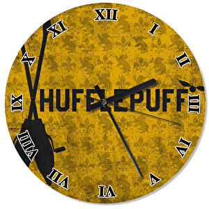 Hufflepuff Harry Potter Çocuk Odası Duvar Saati