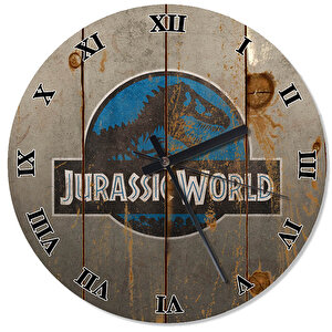 Jurassic World Özel Tasarım Duvar Saati