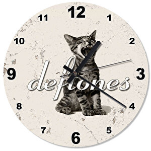 Deftones Tasarım Duvar Saati