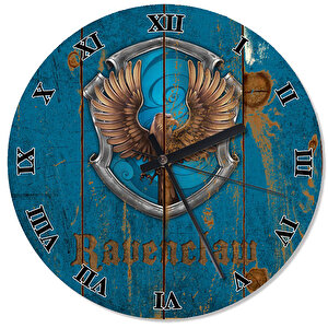 Ravenclaw Harry Potter Baskılı Duvar Saati