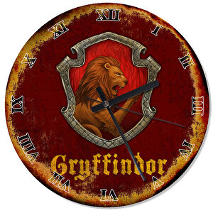 Gryffindor Harry Potter Şekilli Duvar Saati