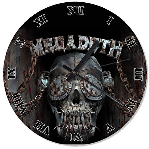 Megadeth Özel Tasarım Duvar Saati