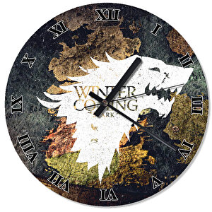 Game Of Thrones Stark Hediyelik Duvar Saati
