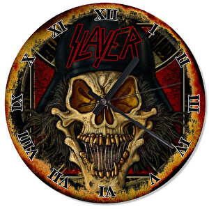 Heavy Metal Fügürü Şekilli Duvar Saati