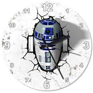 R2d2 Starwars Duvar Saati