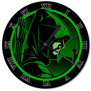 Arrow Baskılı Duvar Saati