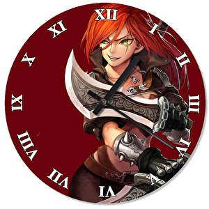 Katarina League Of Legends  Duvar Saati
