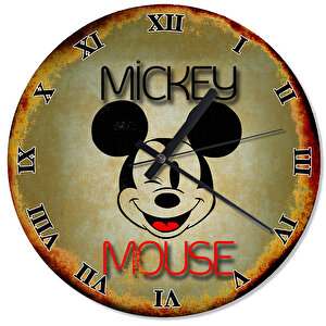 Mickey Mouse Özel Tasarım Duvar Saati
