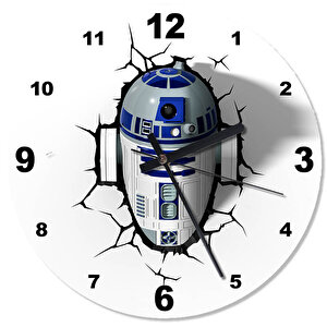 R2d2 Starwars Mutafak Tipi Duvar Saati