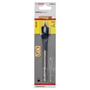 Yaprak-kelebek 19x152 Mm 1/4" Adaptörlü Matkap Ucu Selfcut 2608595490
