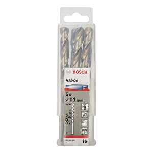 Hss-co 11 Mm 5'li Kobaltlı Matkap Ucu 2608585901