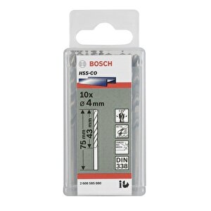 Hss 7,8x117 Mm Kobaltlı Matkap Ucu 10'lu Paket 2608588099