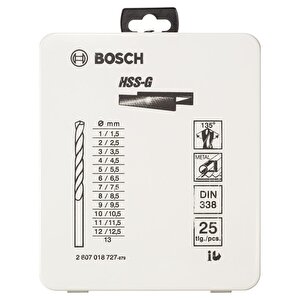Hss-g Metal Matkap Ucu Seti 25 Parça 2607018727