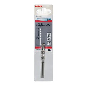 Hss-g 3,8 Mm 2'li Taşlanmış Metal Matkap Ucu 2608585915