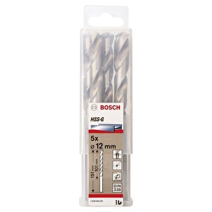 Hss-g 12 Mm 5'li Taşlanmış Metal Matkap Ucu 2608595081