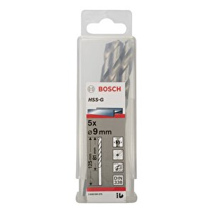 Hss-g 9 Mm 5'li Taşlanmış Metal Matkap Ucu 2608595075