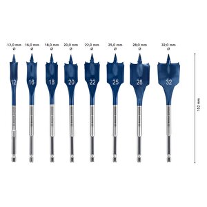 12-32 Mm 8’li Expert Yaprak Matkap Ucu Seti 2608900335