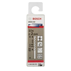 Hss-co 2 Mm 10'lu Kobaltlı Matkap Ucu 2608585874