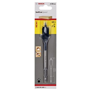 Yaprak-kelebek 18x152 Mm 1/4" Adaptörlü Matkap Ucu Selfcut 2608595489