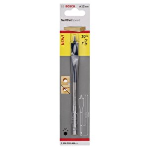 Yaprak-kelebek 12x152 Mm 1/4" Adaptörlü Matkap Ucu Selfcut 2608595484