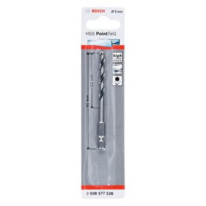 Pointeq 5mm 1/4 Adap. Metal Matkap Ucu 1'li 2608577526 Bosch