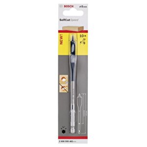 Yaprak-kelebek 8x152 Mm 1/4" Adaptörlü Matkap Ucu Selfcut 2608595482