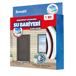 Bondit Su Bariyeri Kapı Altı Sızdırmaz Su Tutucu Yapışkanlı Slikon Bant Bandı 1 Metre Bnd01010015
