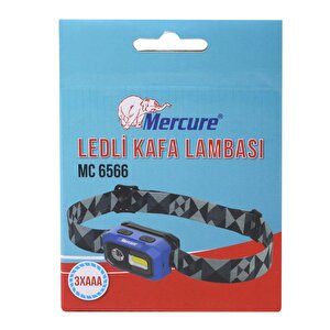 Mercure Mc6566 Ledli Kafa Lambası Hareket Sensörlü 3 Modlu Fener
