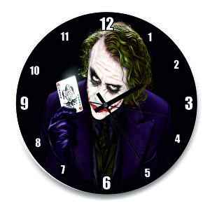 Joker Heath Ledger Duvar Saati