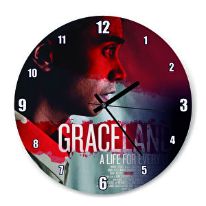 Graceland Film Afişi  Duvar Saati