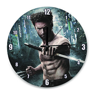 The Wolverine Film Poster  Duvar Saati