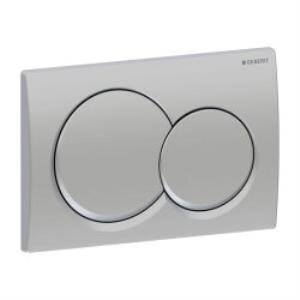 Geberit Alpha01 115.035.46.1 Kumanda Kapağı - Çift Basmalı - Mat Krom
