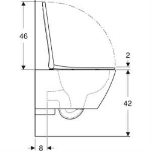 Smyle Square Rimfree Alpha10 Soft Asma Klozet Seti - Parlak Krom