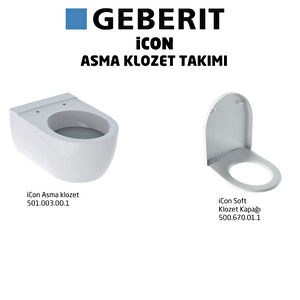 Geberit Icon Soft Asma Klozet Takımı