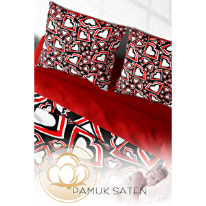 Monohome Heart Lips 3d Çift Kişilik Nevresim Takımı