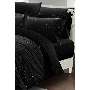 Monohome Çift Kişilik Nevresim Takımı Sık Dokuma Pamuk Saten 3d Özel Tasarım Starly Night