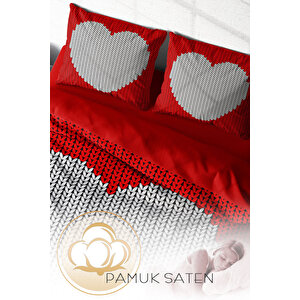 Monohome Woven Heart 3d Çift Kişilik Nevresim Takımı